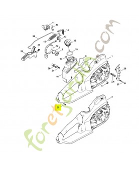 Vis parker p4x19 9074-478-3075- Pièce de détachée Sithl