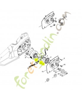Pompe a huile 1209-640-3202 - Pièce détachée Stihl
