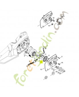 Rondelle 0000-958-0504- Pièce de détachée Sithl / Vicking