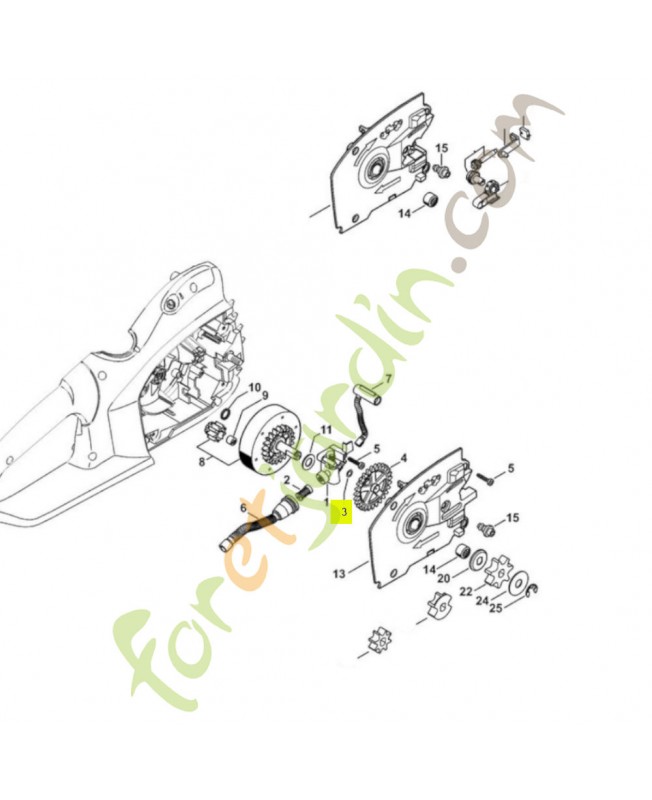Rondelle 0000-958-0504- Pièce de détachée Sithl / Vicking