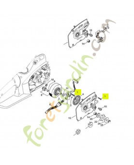 Vis parker p4x19 9074-478-3075- Pièce de détachée Sithl