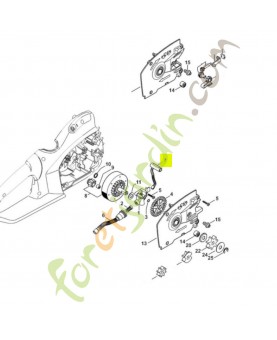 Piece de tuyau d'huile