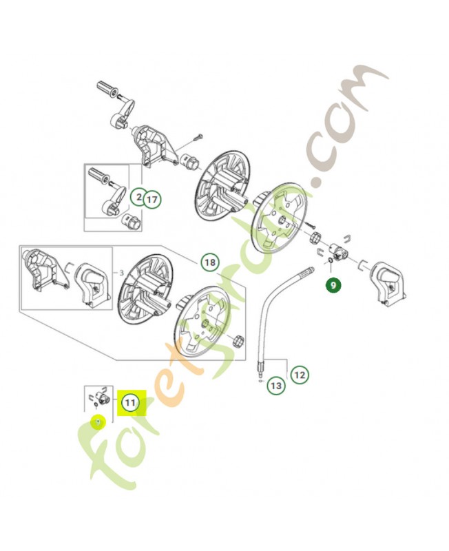 Adaptateur 592807501 - Pièce détachée Husqvarna