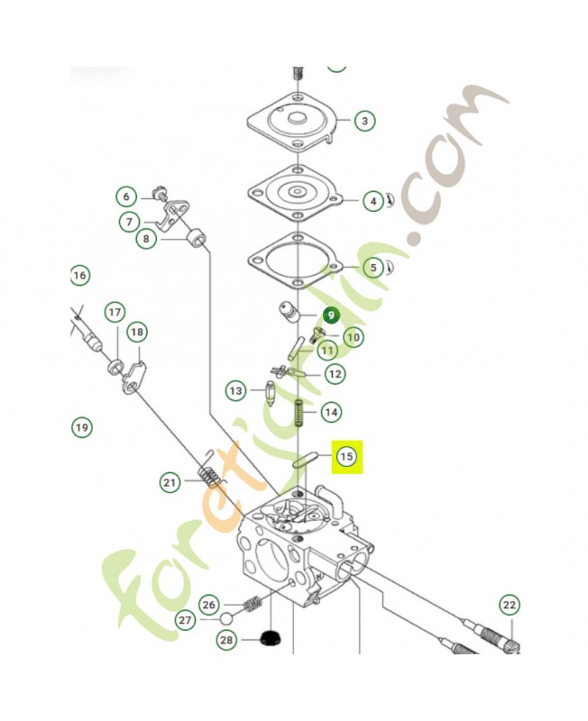 Bouchon 503535601- Pièce de détachée Husqvarna