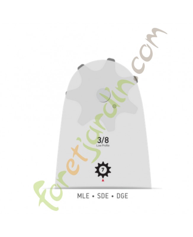 Guide Chaîne Oregon Micro Lite 144MLEA074 - 35 Cm (14 Pouces) Pour Tronçonneuse - Réversible Et Robuste