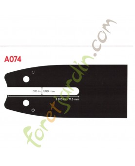 Guide chaine tronconneuse 30 CM Oregon réf : 120SXEA074