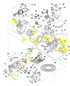 Moteur électrique avec carter