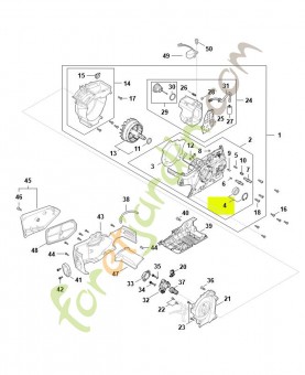 Jeu de pièces roulement