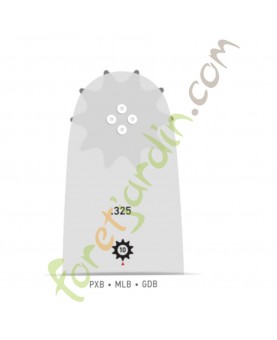 Guide chaine tronconneuse 40 cm Oregon 168PXBK095 Husqvarna et jonsered