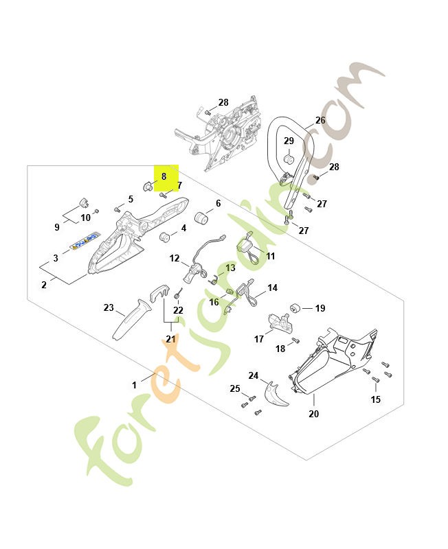 Bouchon Stihl Réf : 1119-791-7306