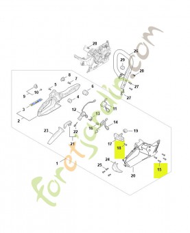 Vis cylindrique IS-P4x14 stihl réf. 9074-478-3005