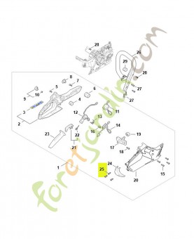Vis taraud p5x16 stihl ref. 9104-007-4270