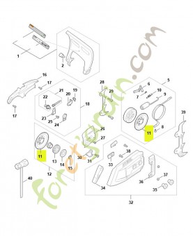 Rondelle de recouvrement