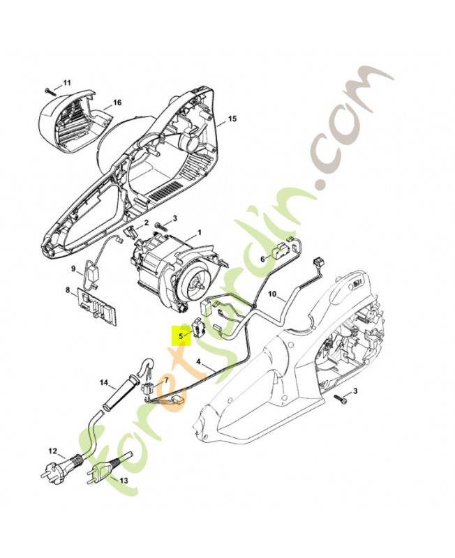 Interrupteur 1209-435-0300 stihl