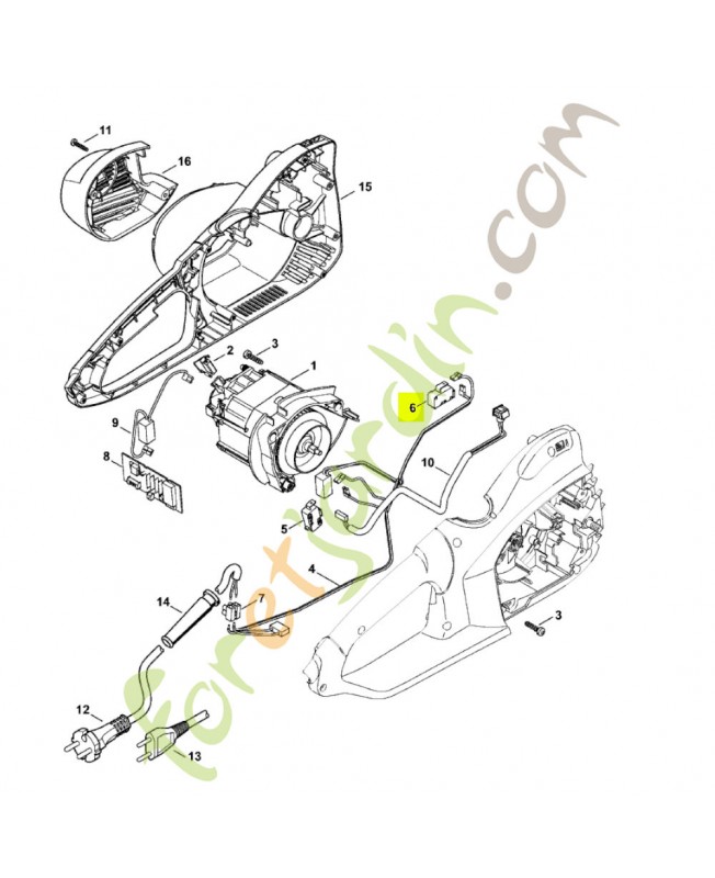 Interrupteur 1209-435-0302 stihl