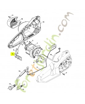 Module electronique 1209-430-1400- Pièce détachée Stihl