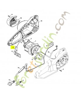 Faisceau de cables 1209-440-3011 - Pièce détachée Stihl