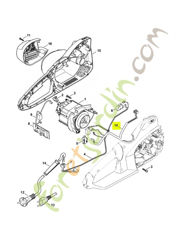 Faisceau de cables 1209-440-3012- Pièce détachée Stihl