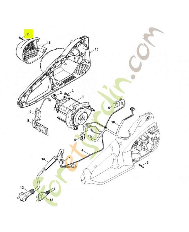 Vis parker p4x19 9074-478-3075- Pièce de détachée Sithl
