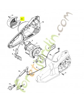 Recouvrement 1209-602-0401 - Pièce détachée Stihl / Vicking