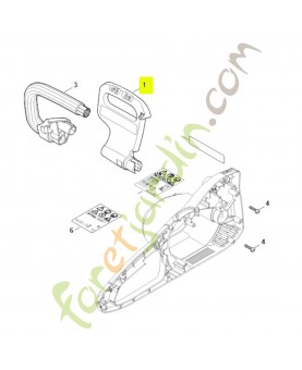 Protege main 1209-792-9101 - Pièce détachée Stihl