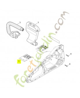 Plaque caracteristique mse230c 1209-967-1803- Pièce de détachée Sithl