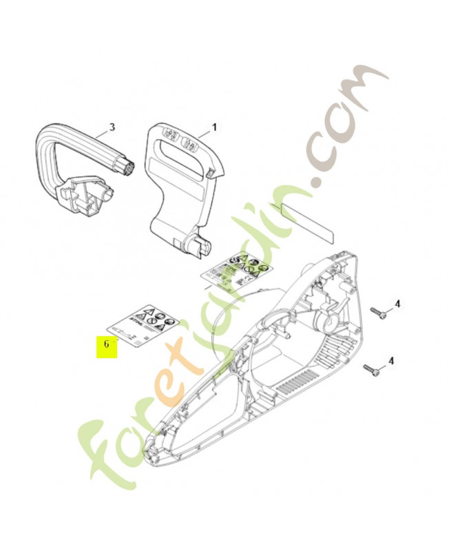 Plaque caracteristique mse230c 1209-967-1803- Pièce de détachée Sithl