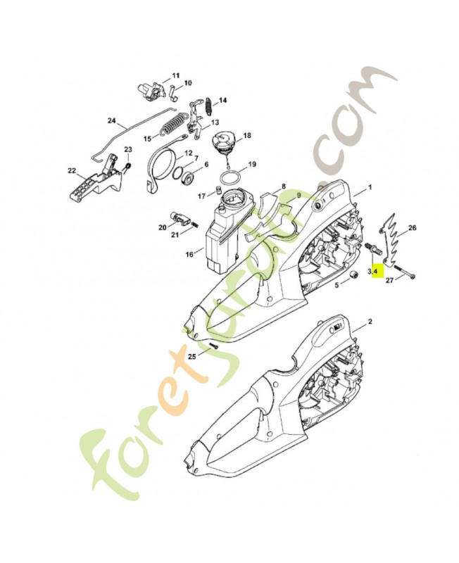 Vis à embase 1123-664-2405- Pièce de détachée Sithl