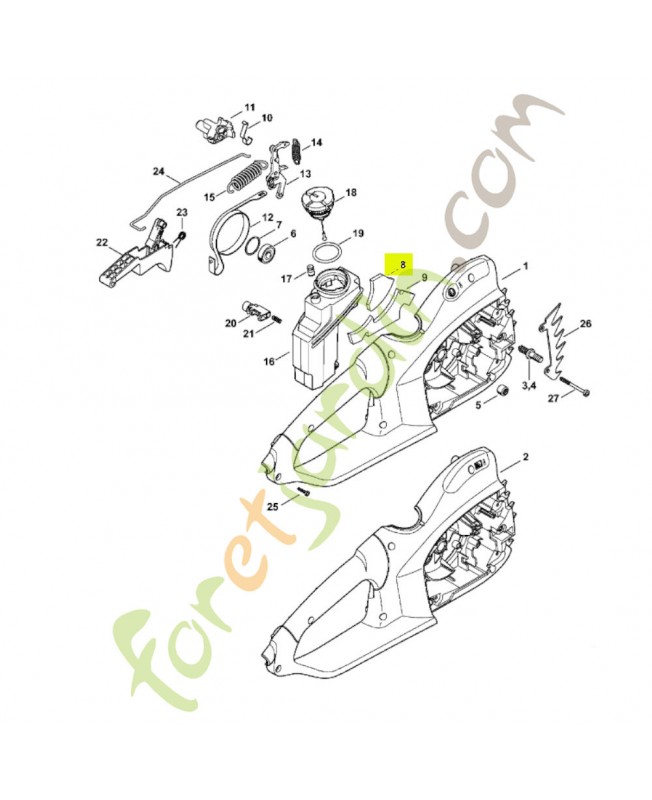 Élément insonorisant 1209-706-3200 - Pièce de détachée Sithl / Vicking