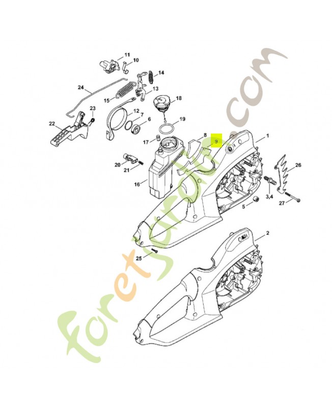 Élément insonorisant 1209-706-3201- Pièce de détachée Sithl