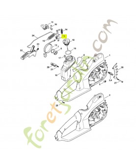 Levier 1209-160-5001- Pièce de détachée Sithl