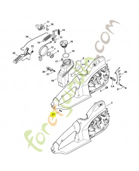 Vis parker p4x19 9074-478-3075- Pièce de détachée Sithl