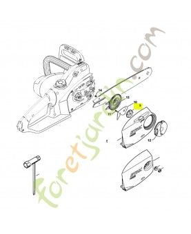Molette de tension 1123-648-2202. Pièce détachée Stihl