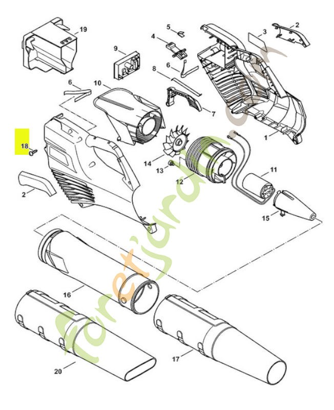 Vis is-p 4x16 stihl réf : 9074-477-3025