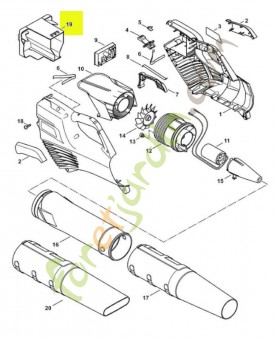 Couvercle de logement pour batterie