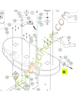 Roue 589245601- Pièce détachée Husqvarna