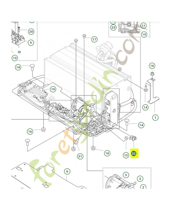 Contacteur 532407568- Pièce de détachée Husqvarna