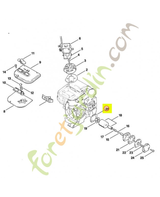 Joint 1120-649-1101- Pièce détachée Stihl
