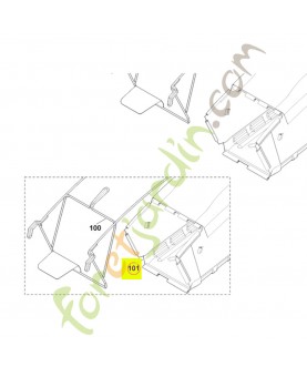 Sac de ramassage (tissu) 6378-700-9700- Pièce détachée Stihl / Vicking