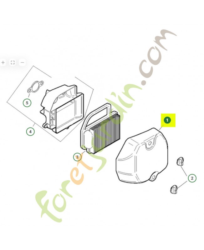Couvercle 531029725- Pièce de détachée Husqvarna