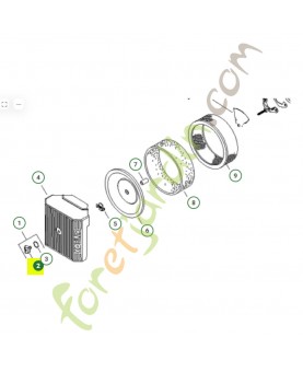 Bouton 531029838 - Pièce de détachée Husqvarna
