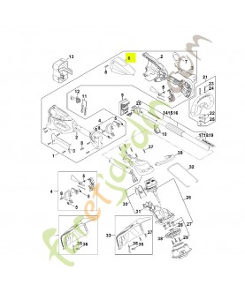 Recouvrement FA04-791-7500- Pièce détachée Stihl