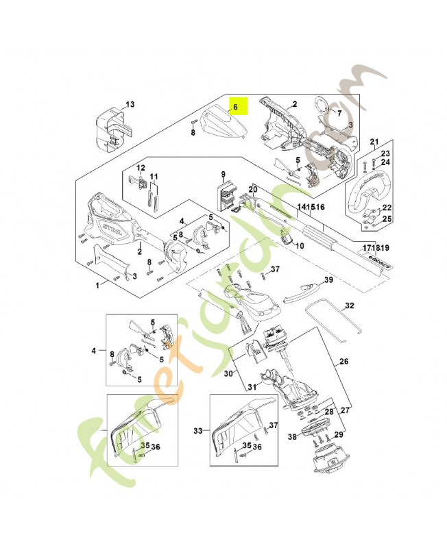Recouvrement FA04-791-7500- Pièce détachée Stihl