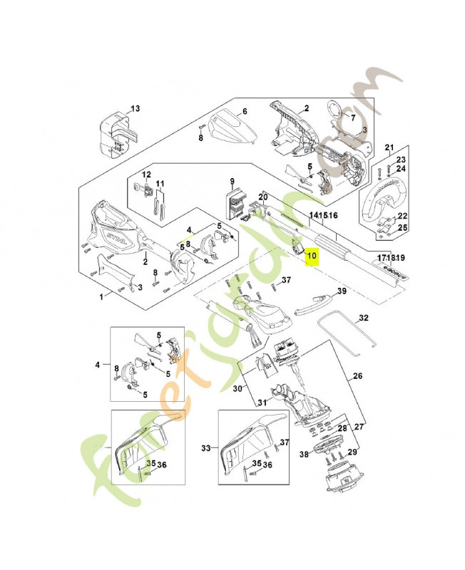 Commutateur FA04-430-0502- Pièce détachée Stihl