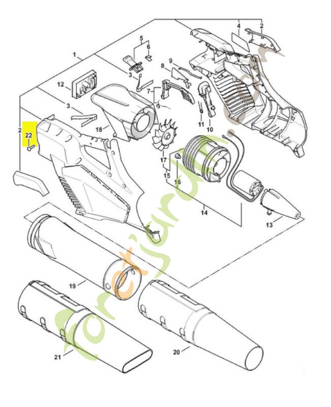 Vis is-p 4x16 stihl réf : 9074-477-3025