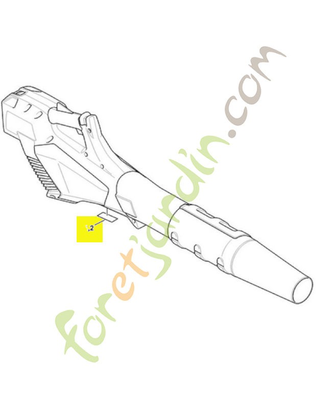 Plaque indicatrice numéro de machine