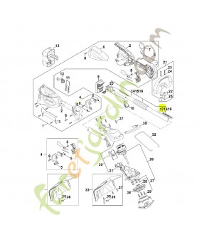 Autocollant Stihl réf. 0000-967-7341