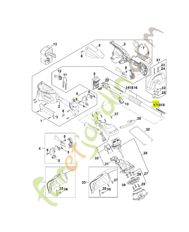 Autocollant Stihl réf. 0000-967-7341