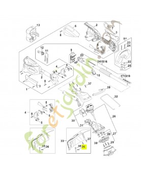 Vis a tete cylind.is-p6x14 9074-478-4405- Pièce de détachée Sithl