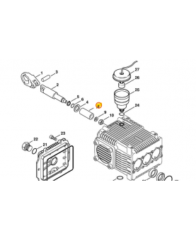 jeu de pistons Stihl ref. 4747-760-7050